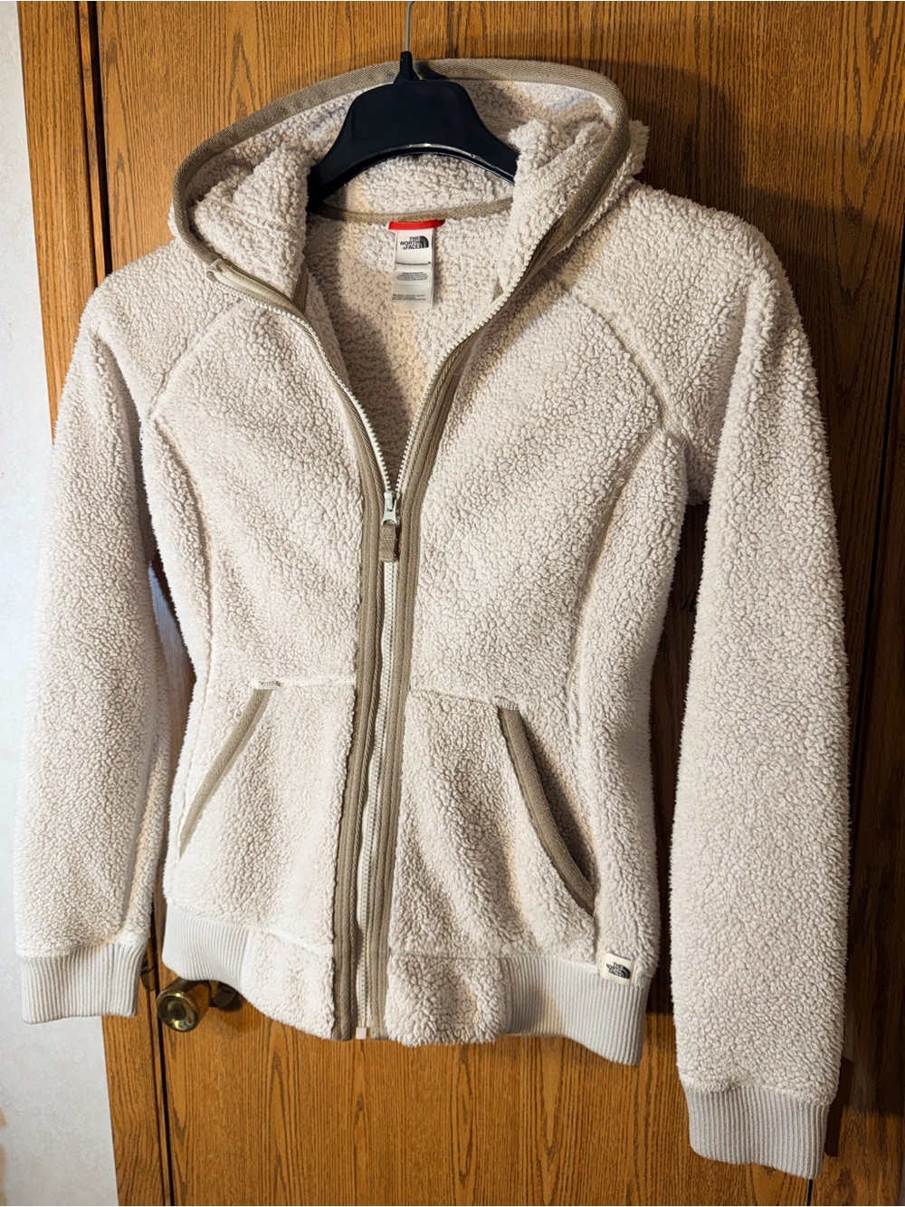 The North Face Cream Full Zip Teddy Jacket - Picture 2 of 7